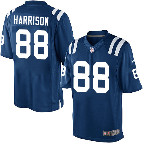 Men's Limited Marvin Harrison Nike Jersey Royal Blue Home - #88 NFL Indianapolis Colts